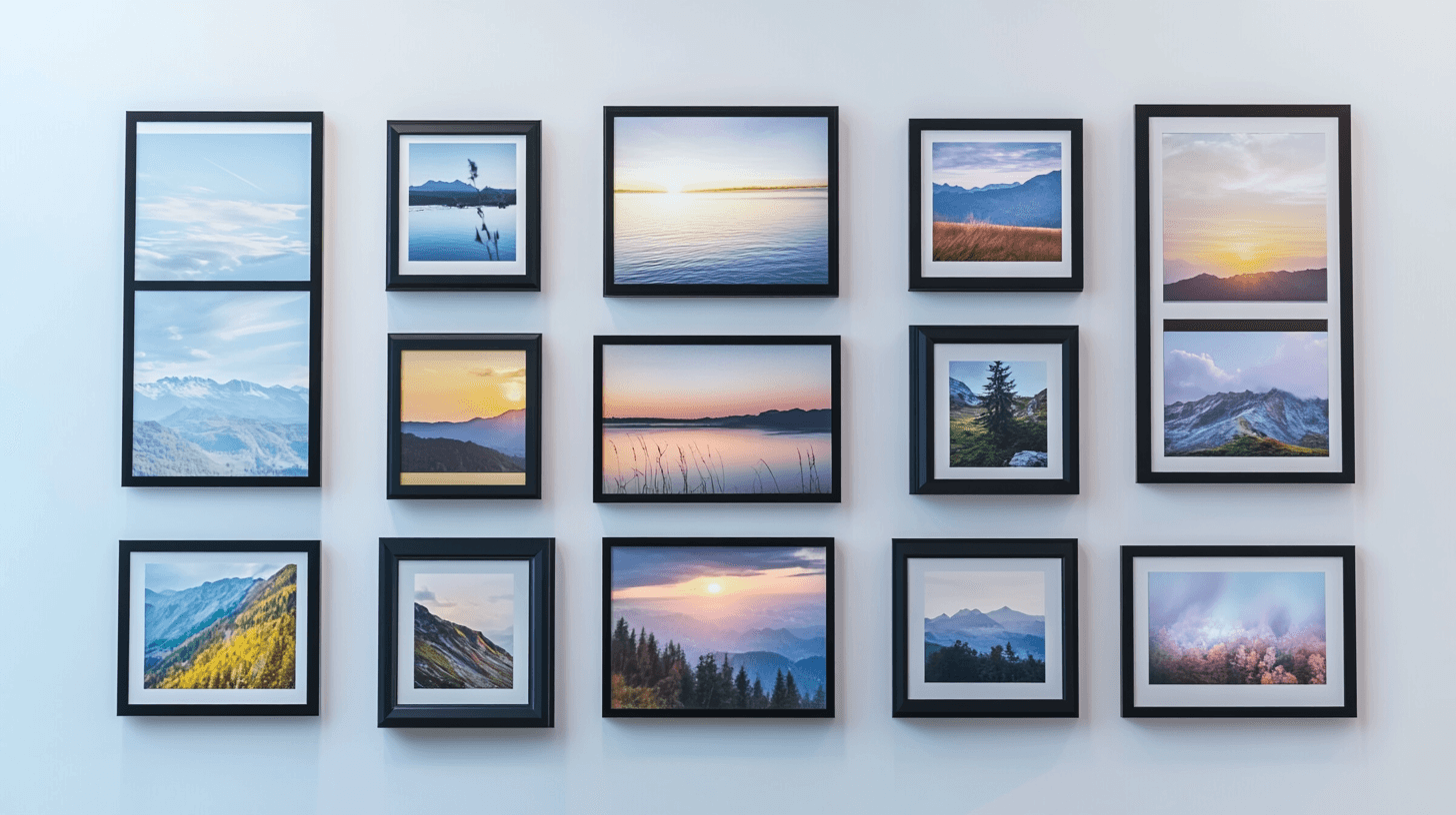 Layout creativi per la tua parete fotografica