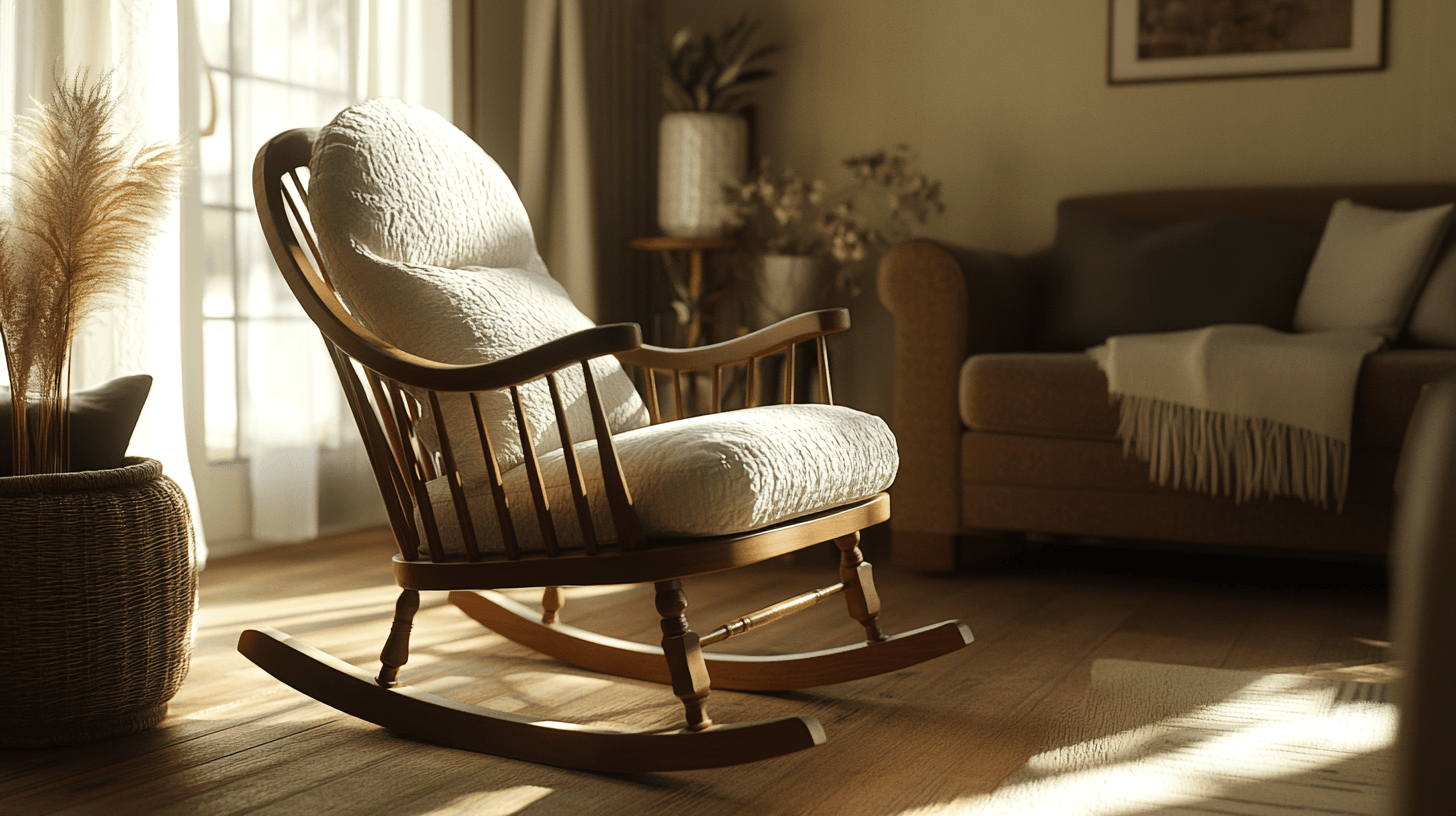 Un tocco di nostalgia: sedie a dondolo per il comfort