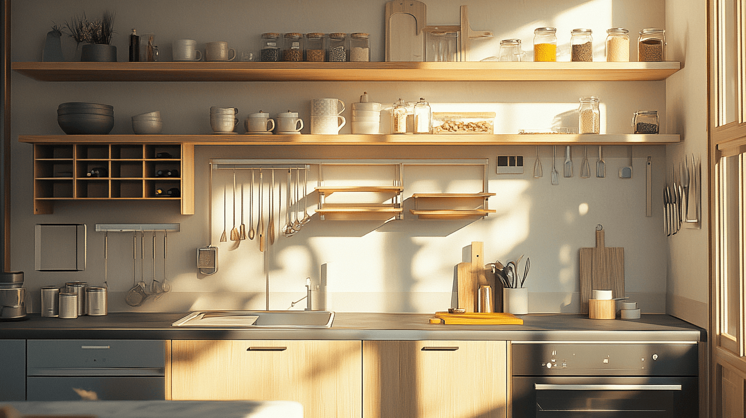 Spazio di archiviazione intelligente: Soluzioni di stoccaggio innovative per la cucina