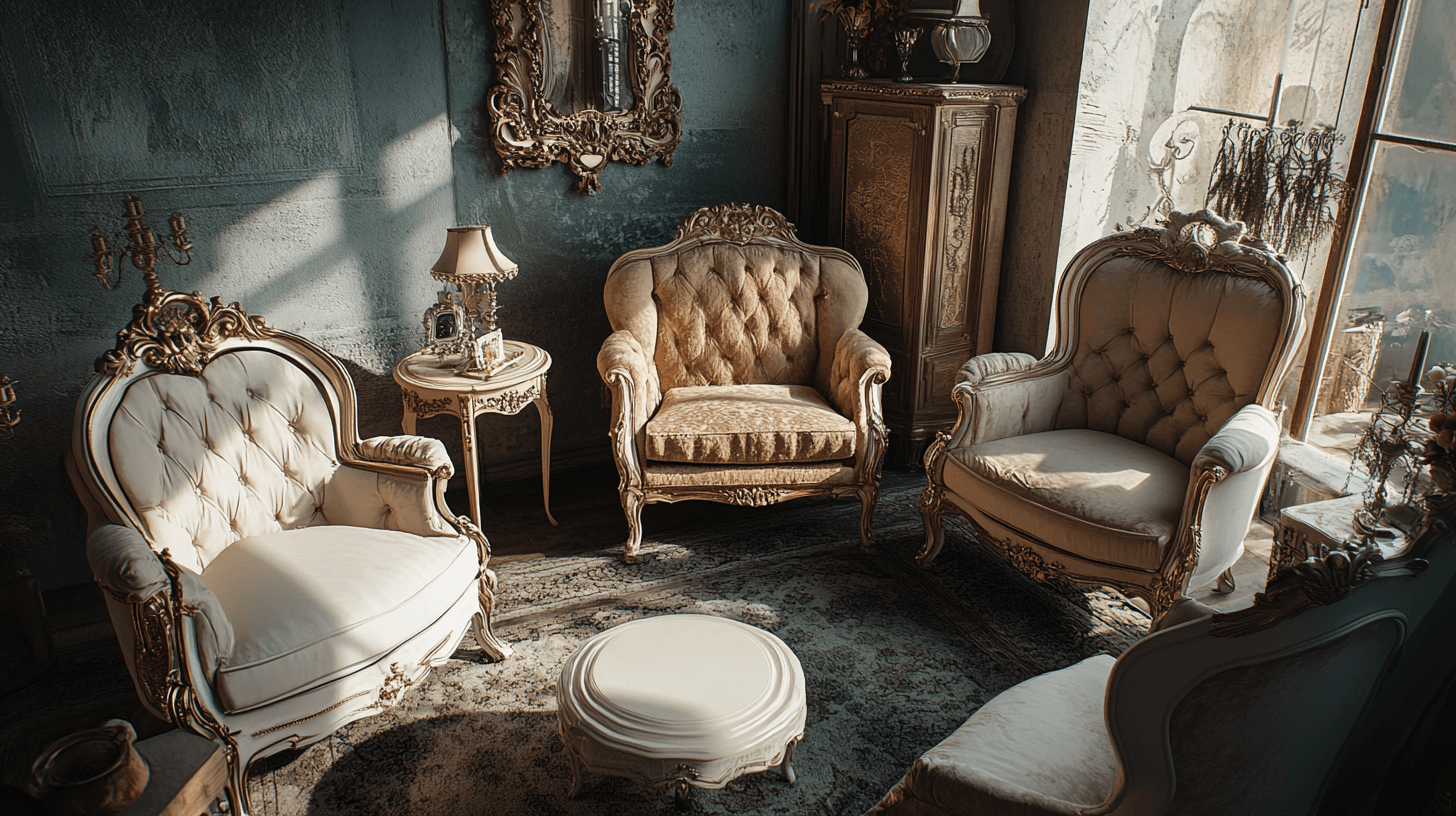 Mobili in stile Vintage Glam