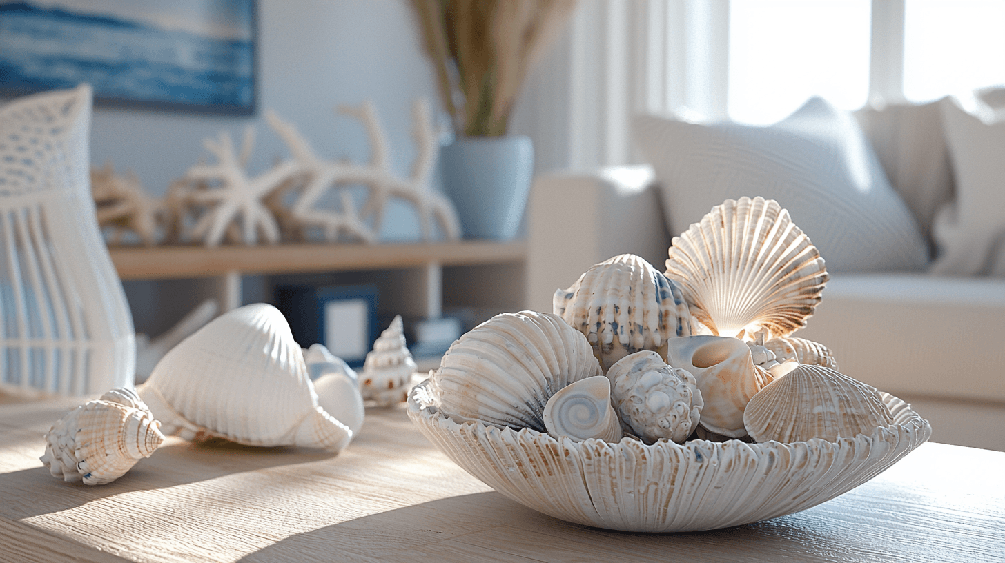 Conchiglie: Accenti marittimi per un'atmosfera fresca