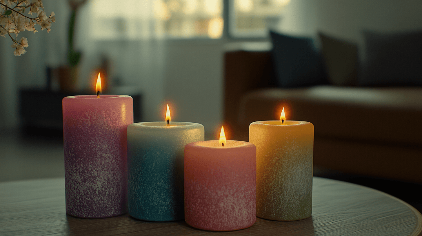 La scelta giusta dei colori per le candele