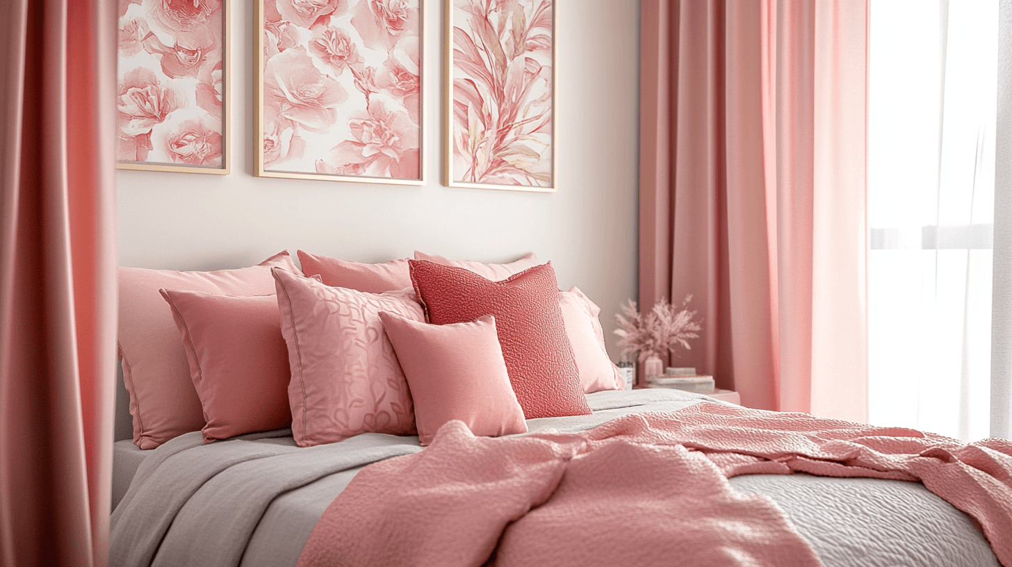 Decorazione in rosa: dare accenti