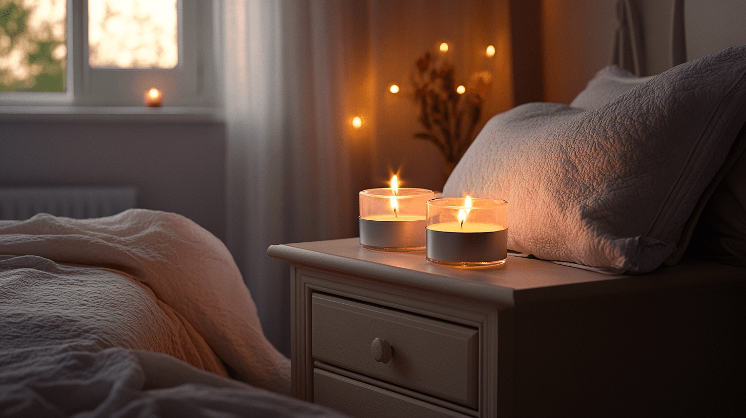 Candele in camera da letto: relax e romanticismo
