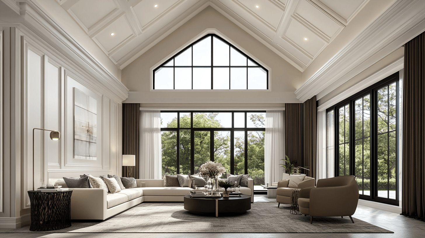 Soggiorno con soffitto alto: Ecco come utilizzare al meglio lo spazio