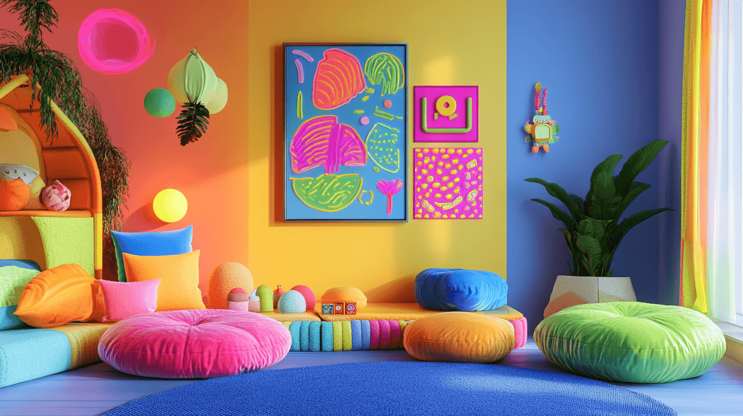 Pareti bianche da decorare in modo creativo: dare accenti con i colori