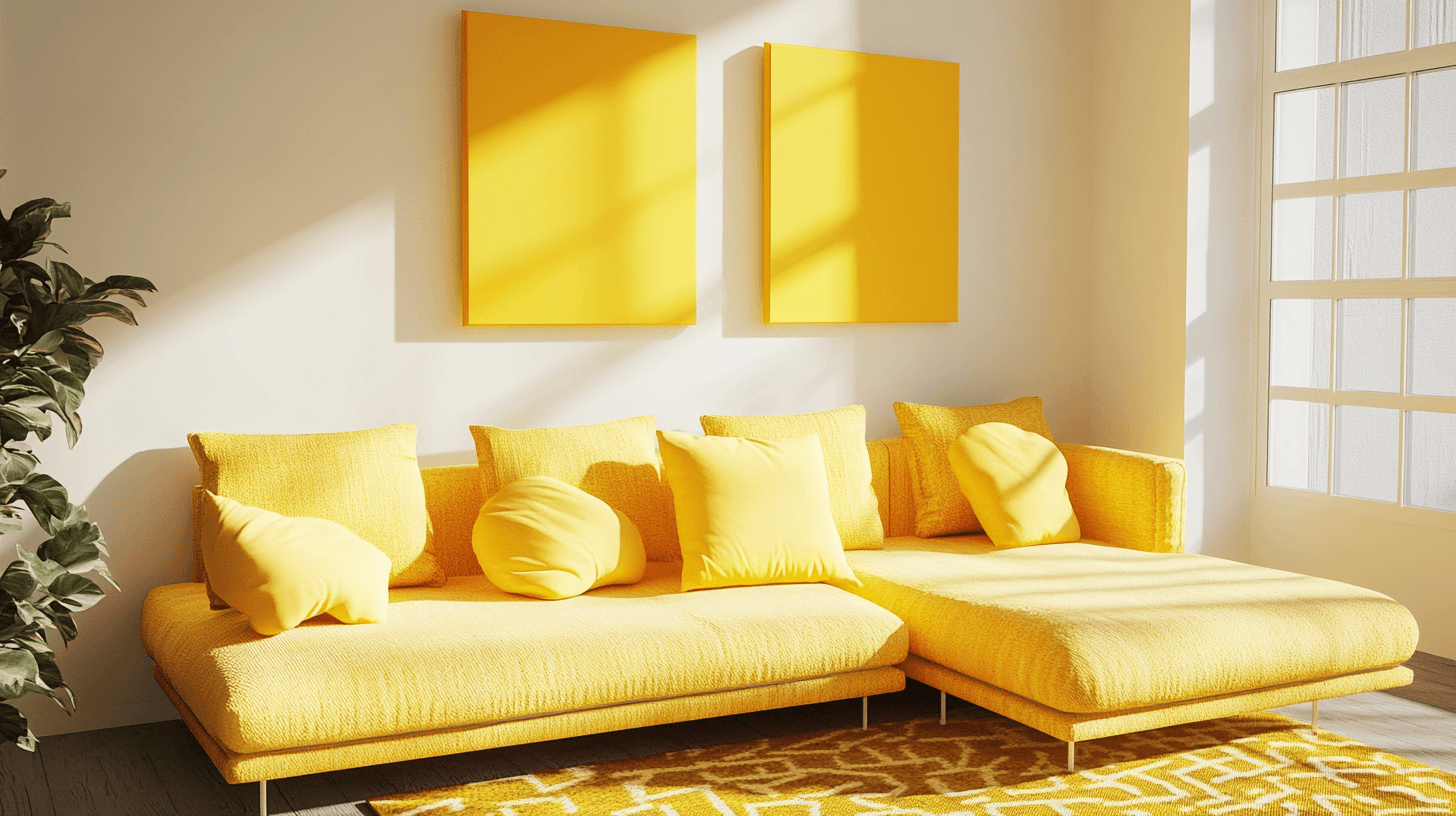 Giallo come stimolatore dell'umore: ottimismo nello spazio abitativo