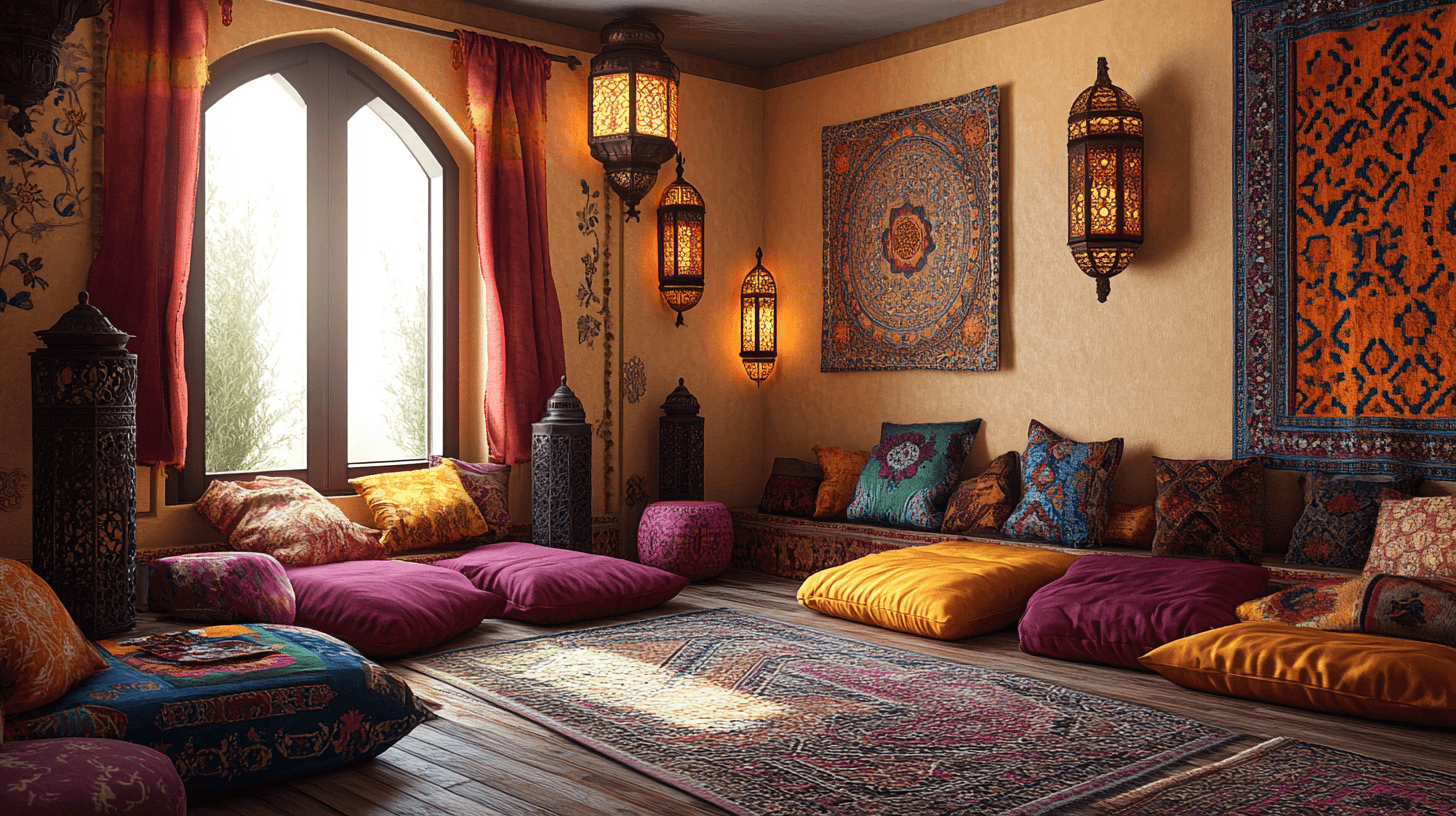 Decorazione in stile orientale: colori e motivi