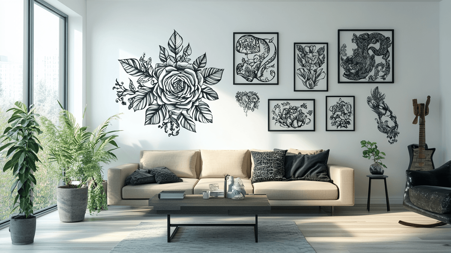 Adesivi murali: Opzioni creative per decorare le pareti