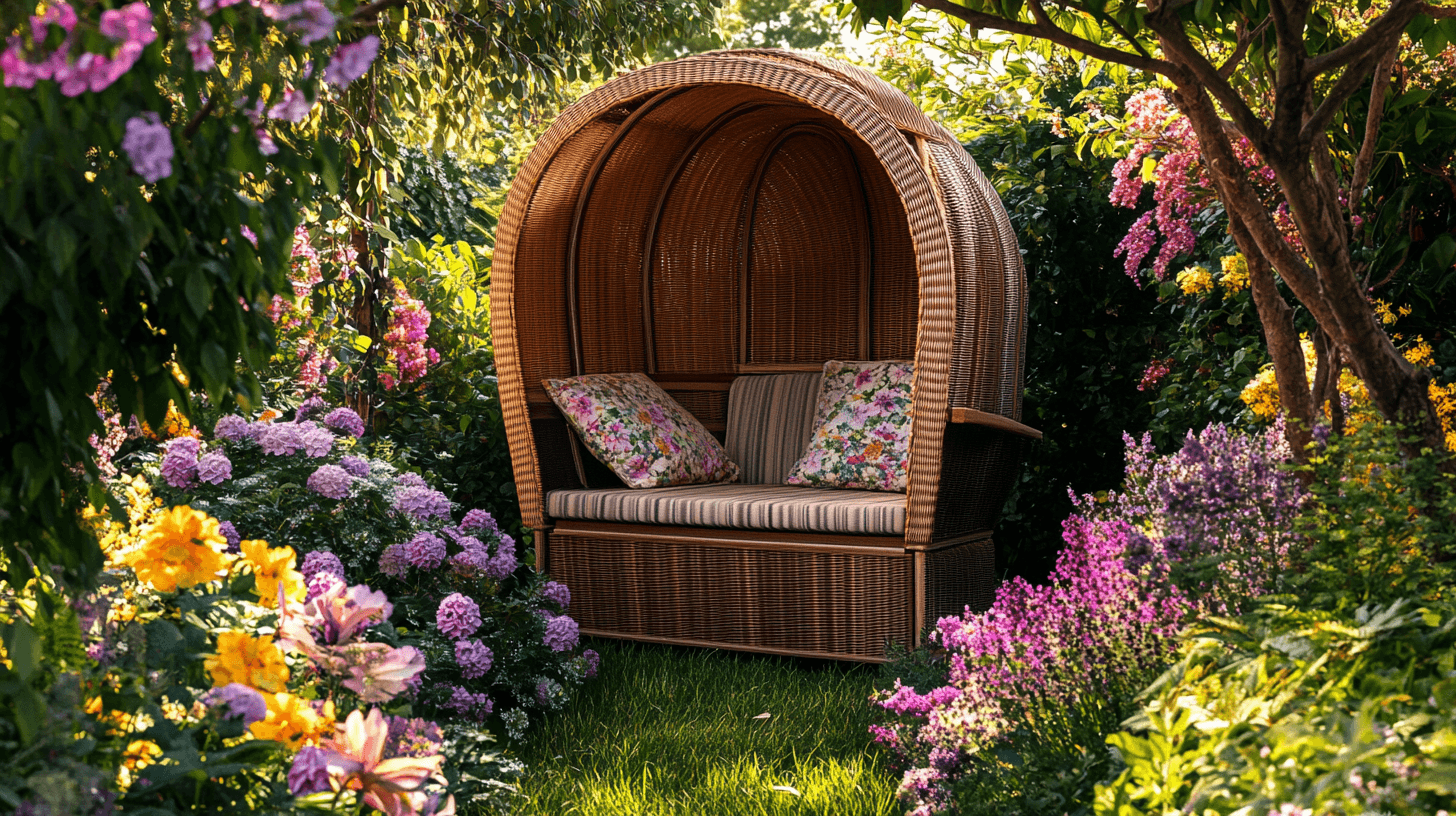 Integrazione delle cabine da spiaggia nella progettazione del giardino
