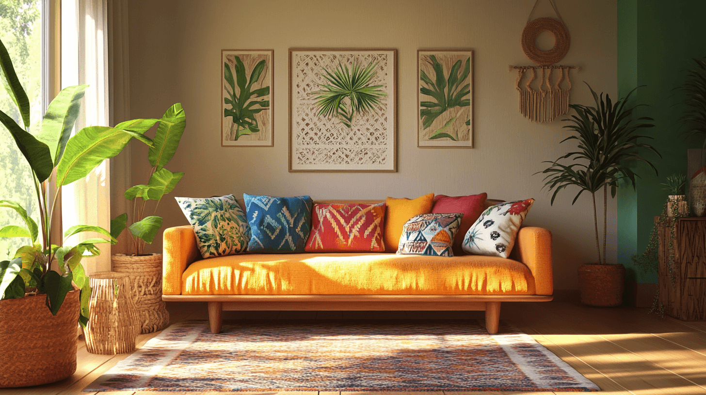 Accenti decorativi: Ecco come mettere in risalto lo stile Tropical Boho