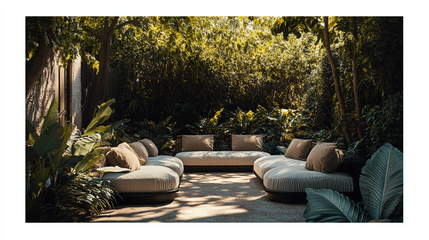 Mobili imbottiti da esterno: Comfort come in soggiorno