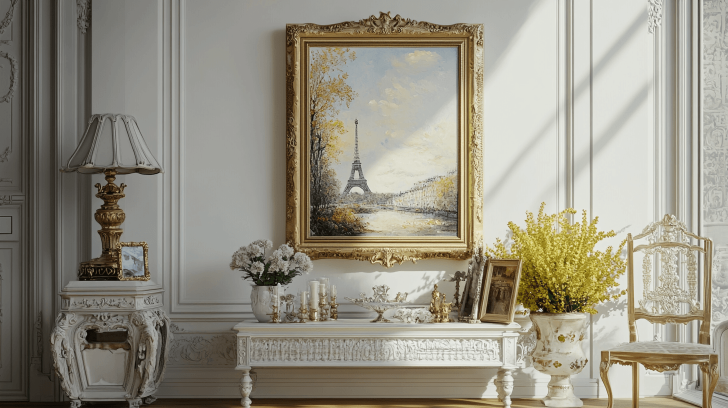 Accenti decorativi: arte e accessori nello stile Parisian Chic