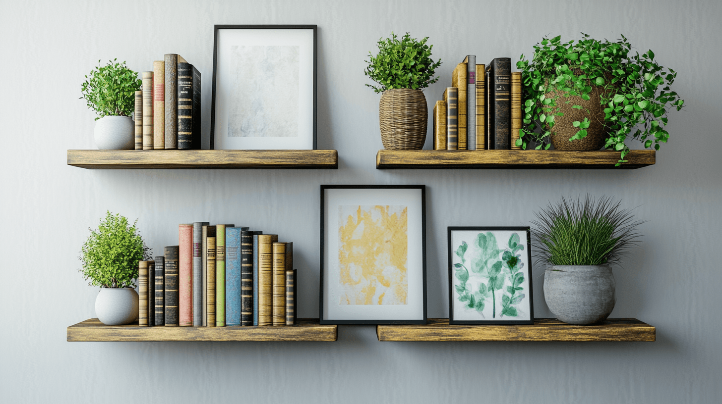 Usi creativi delle mensole a muro