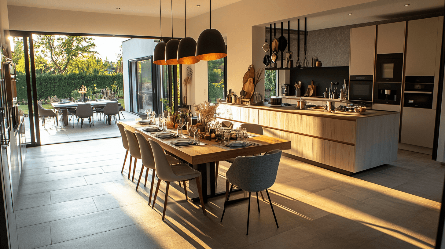 Progettare una cucina aperta: Spazio per serate culinarie insieme