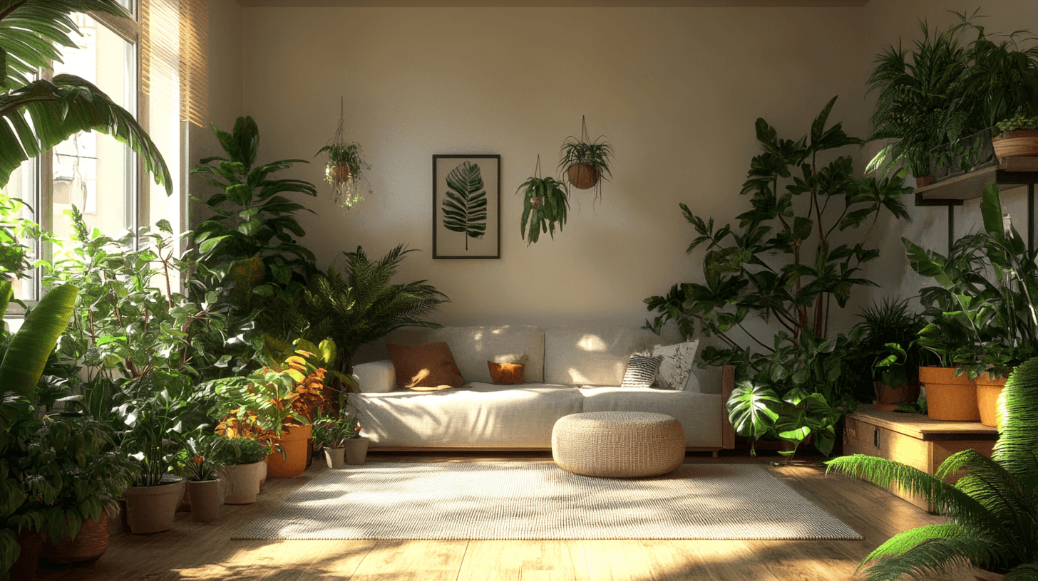 Giardino interno: integrare abilmente le piante in casa