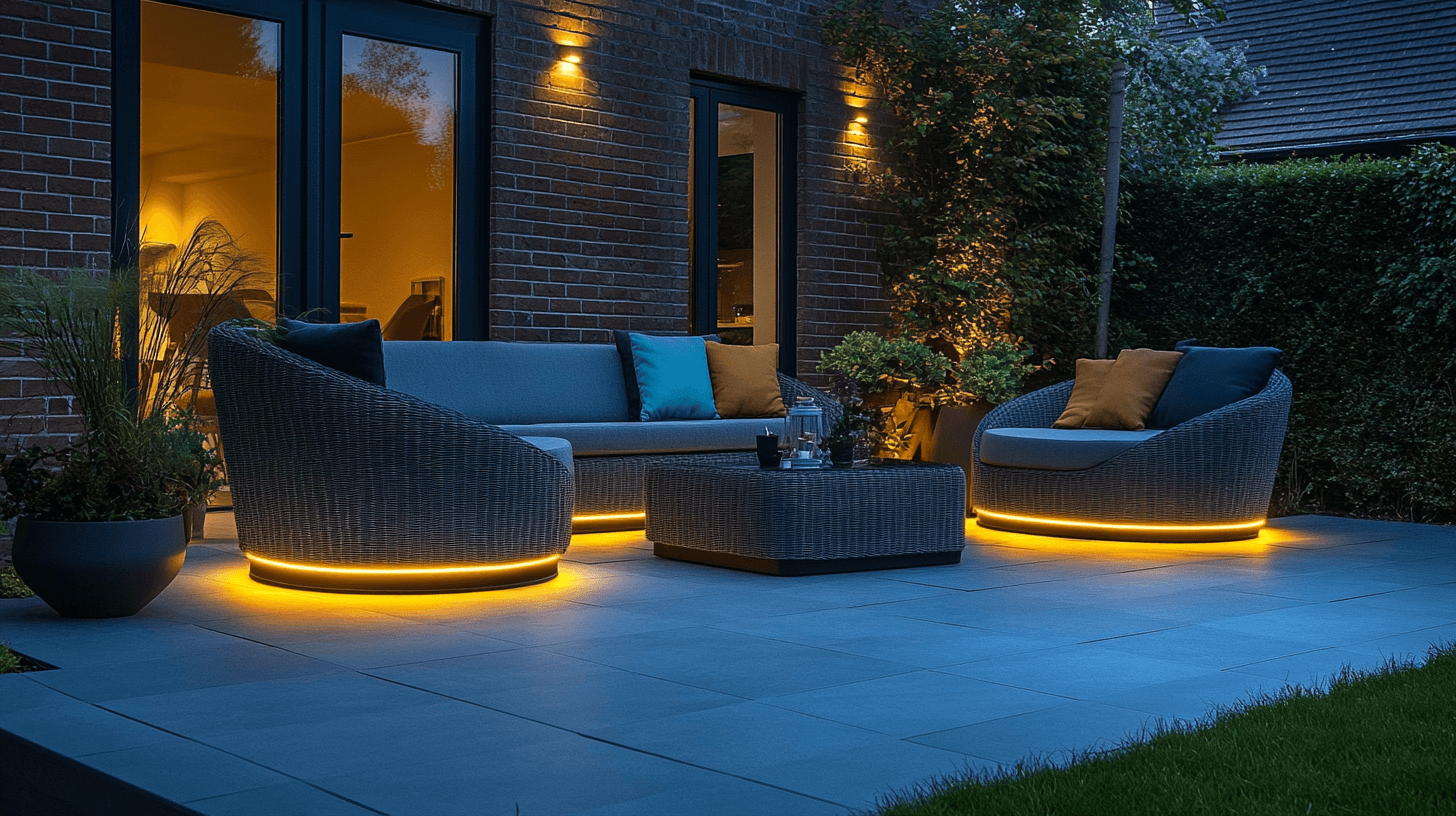 Consigli per integrare i mobili da giardino a LED nel tuo spazio esterno