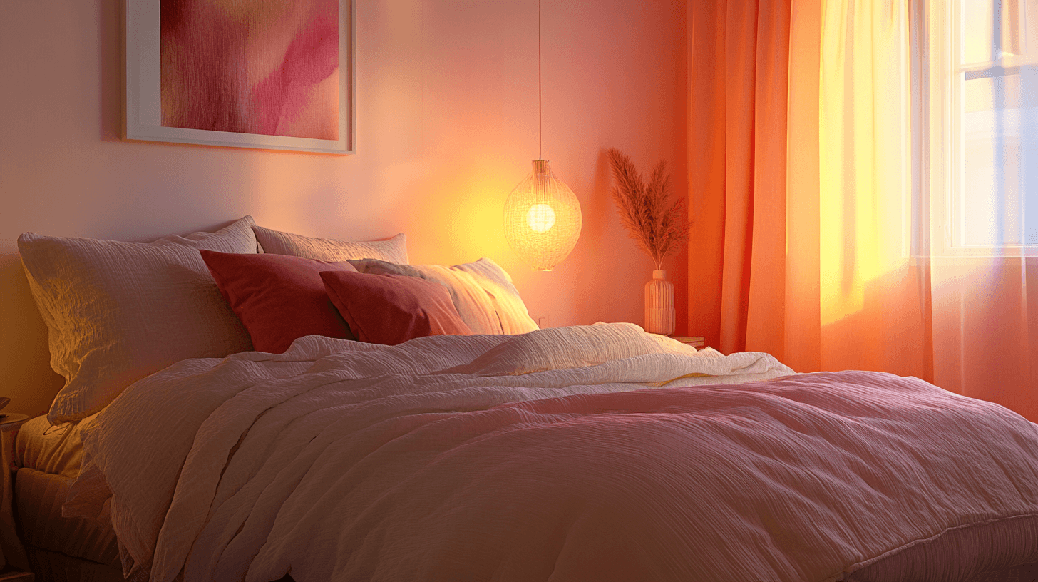 La magia dei colori tenui nella camera da letto