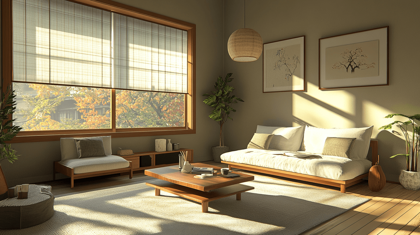 Progettazione dei colori in stile Japandi: calma attraverso l'armonia