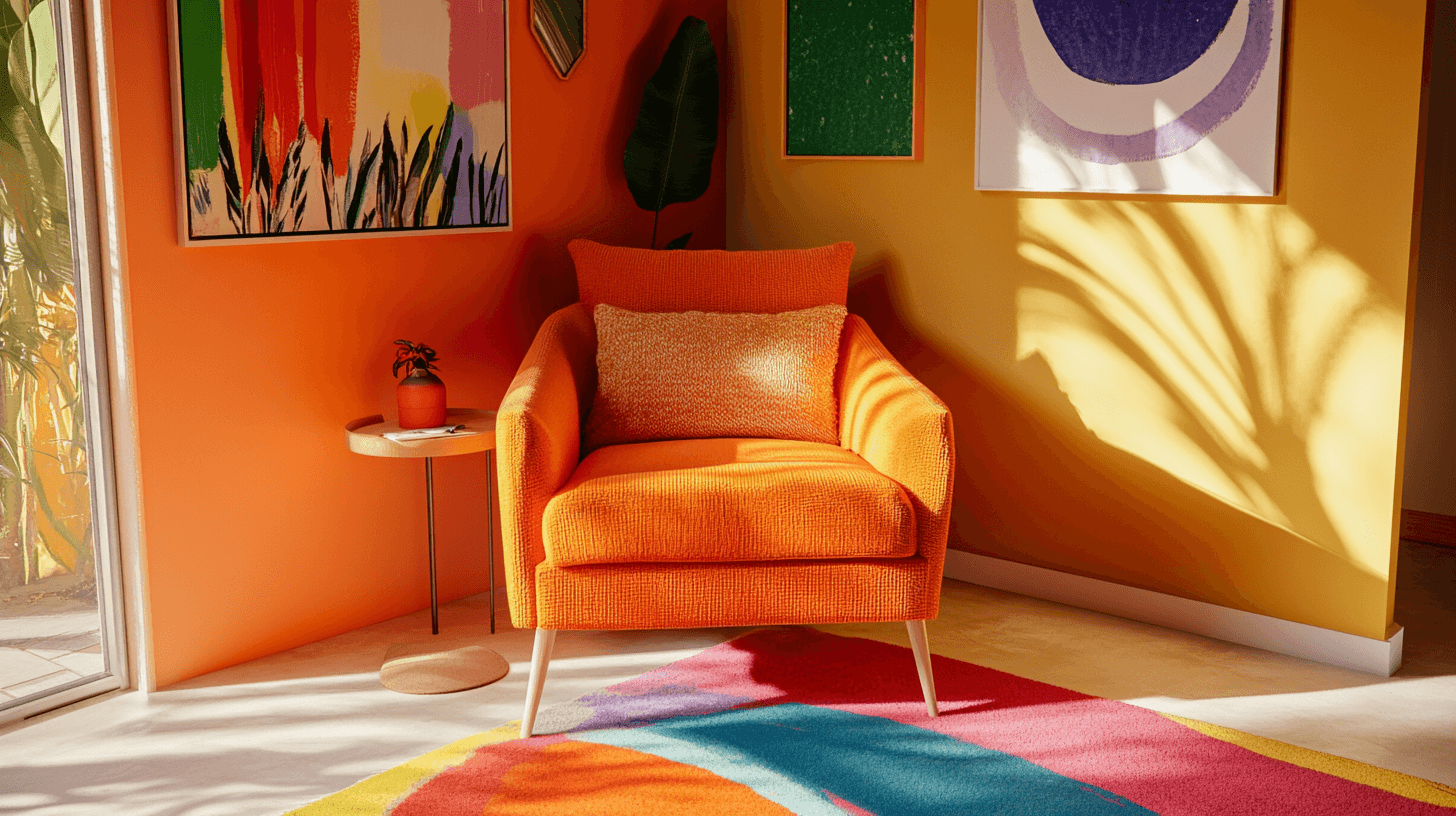 Colori vivaci in piccoli spazi: Coraggio con i colori nonostante lo spazio limitato