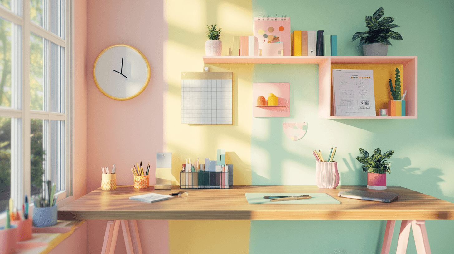 Schema dei colori per l'ufficio a casa