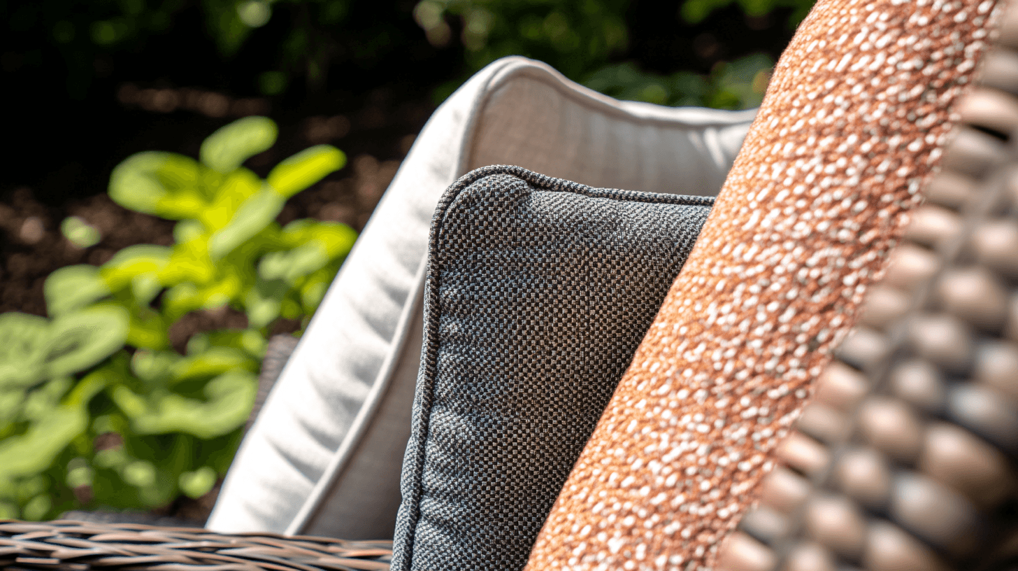 Materiali per mobili imbottiti da esterno: durata incontra stile
