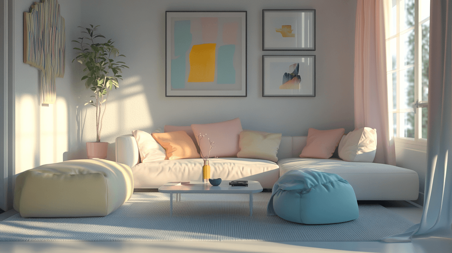 Mobili in colori pastello: Delicati e invitanti