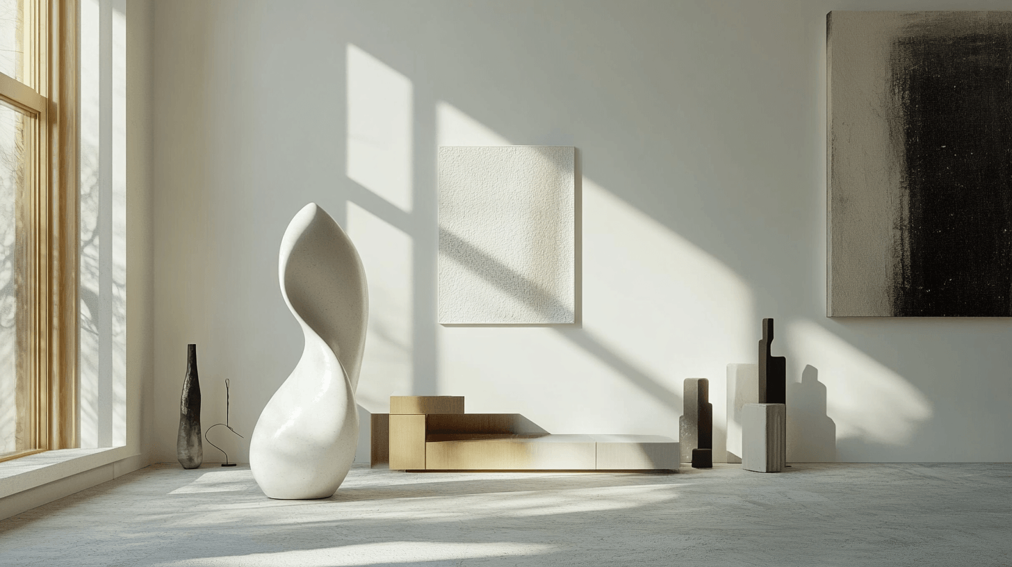 Sculture moderne e oggetti d'arte: Ecco come rendere lo spazio unico