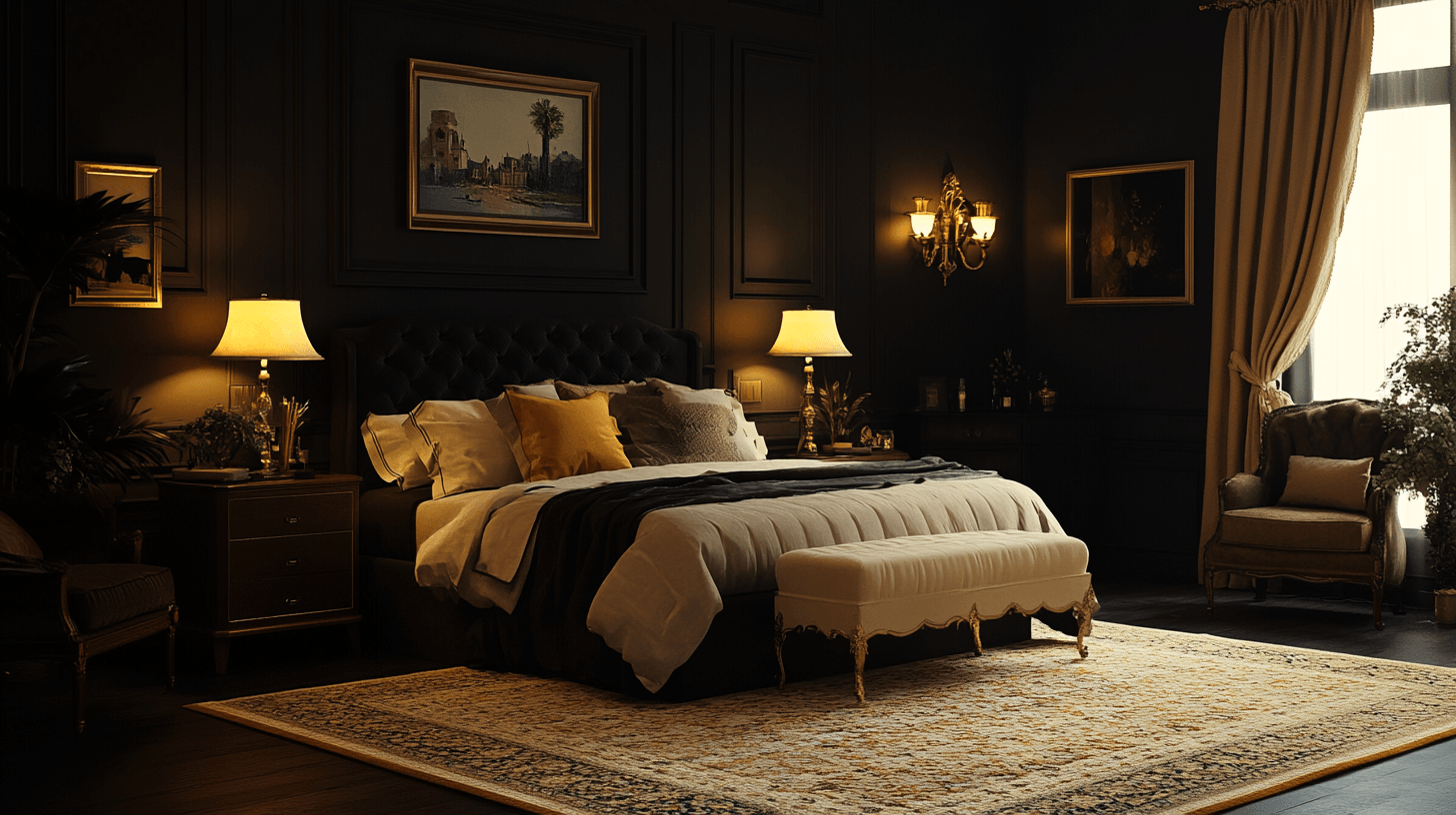 Colori scuri in camera da letto: Ecco come la stanza diventa accogliente