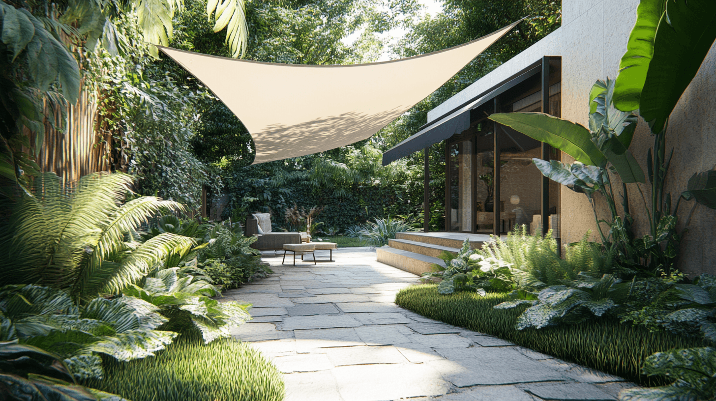 Protezione solare in giardino: tende da sole, vele ombreggianti e altro.