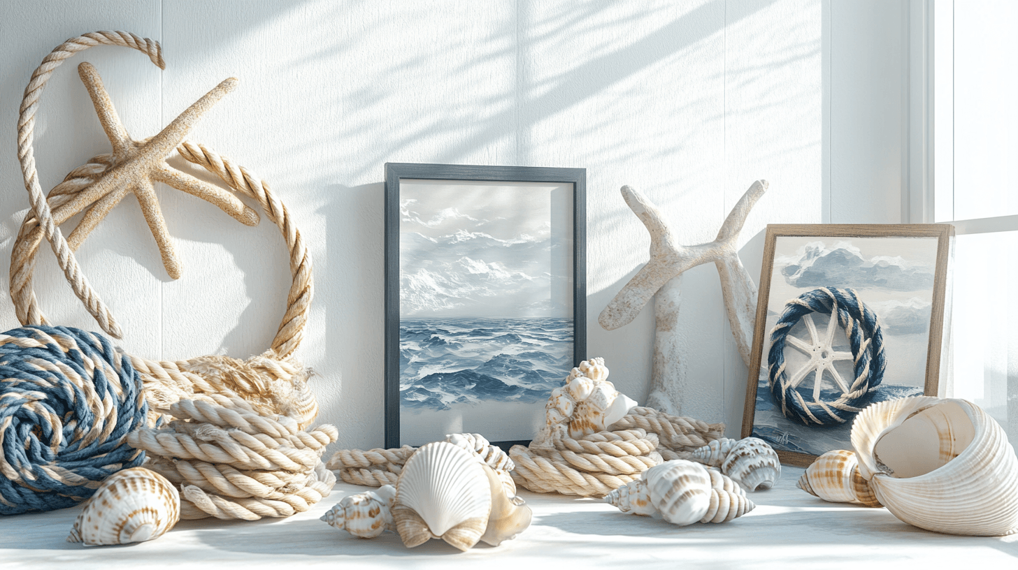 Decorazioni che completano il look Coastal Chic