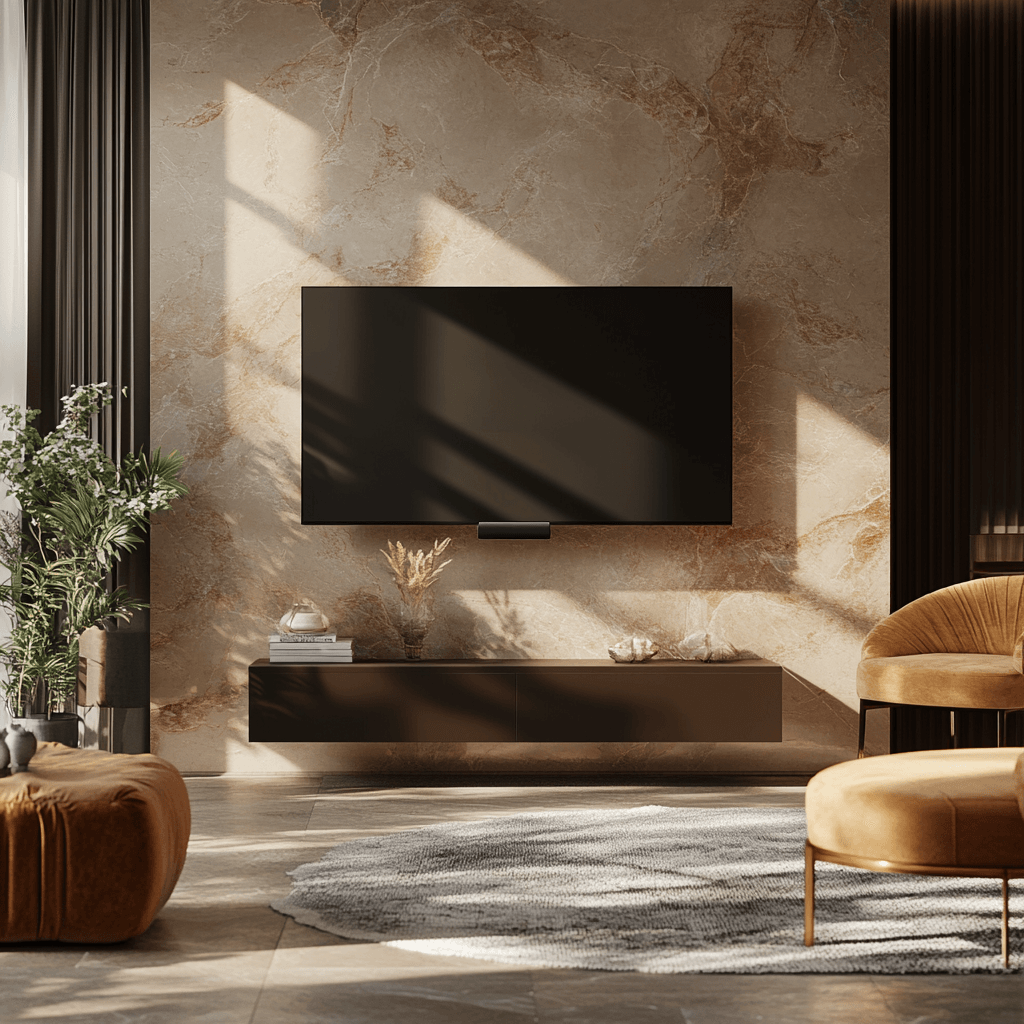 Design e estetica: supporti TV a parete come parte dell'arredamento
