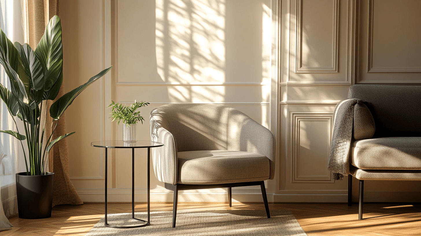 Eleganti accenti: tavolini in vetro