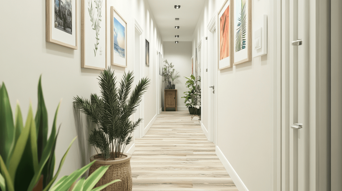 Elementi decorativi per un corridoio accogliente