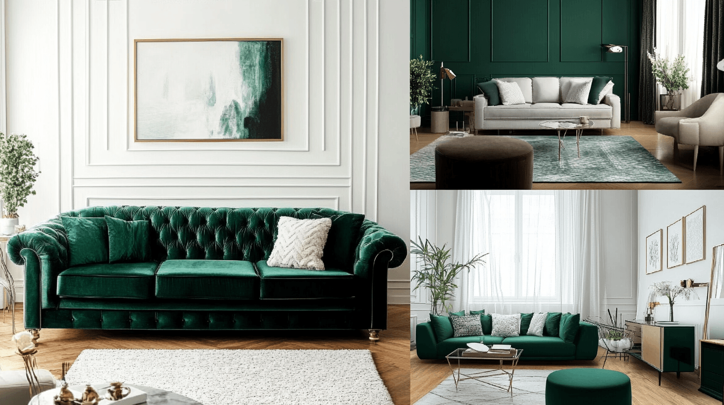 Stili abitativi con verde smeraldo: Dal moderno al classico