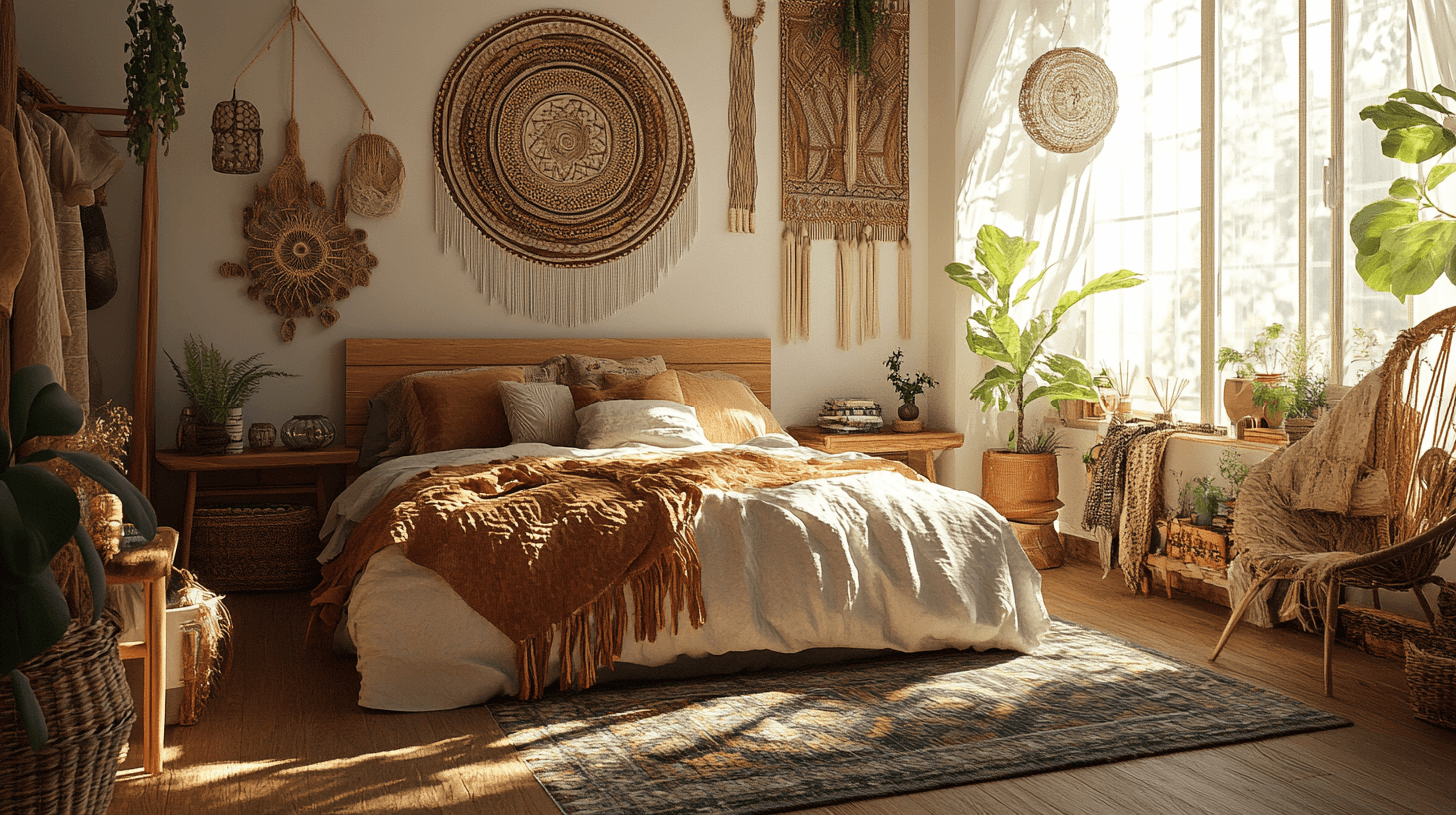 Camera da letto in stile Boho: Rilassata e individuale