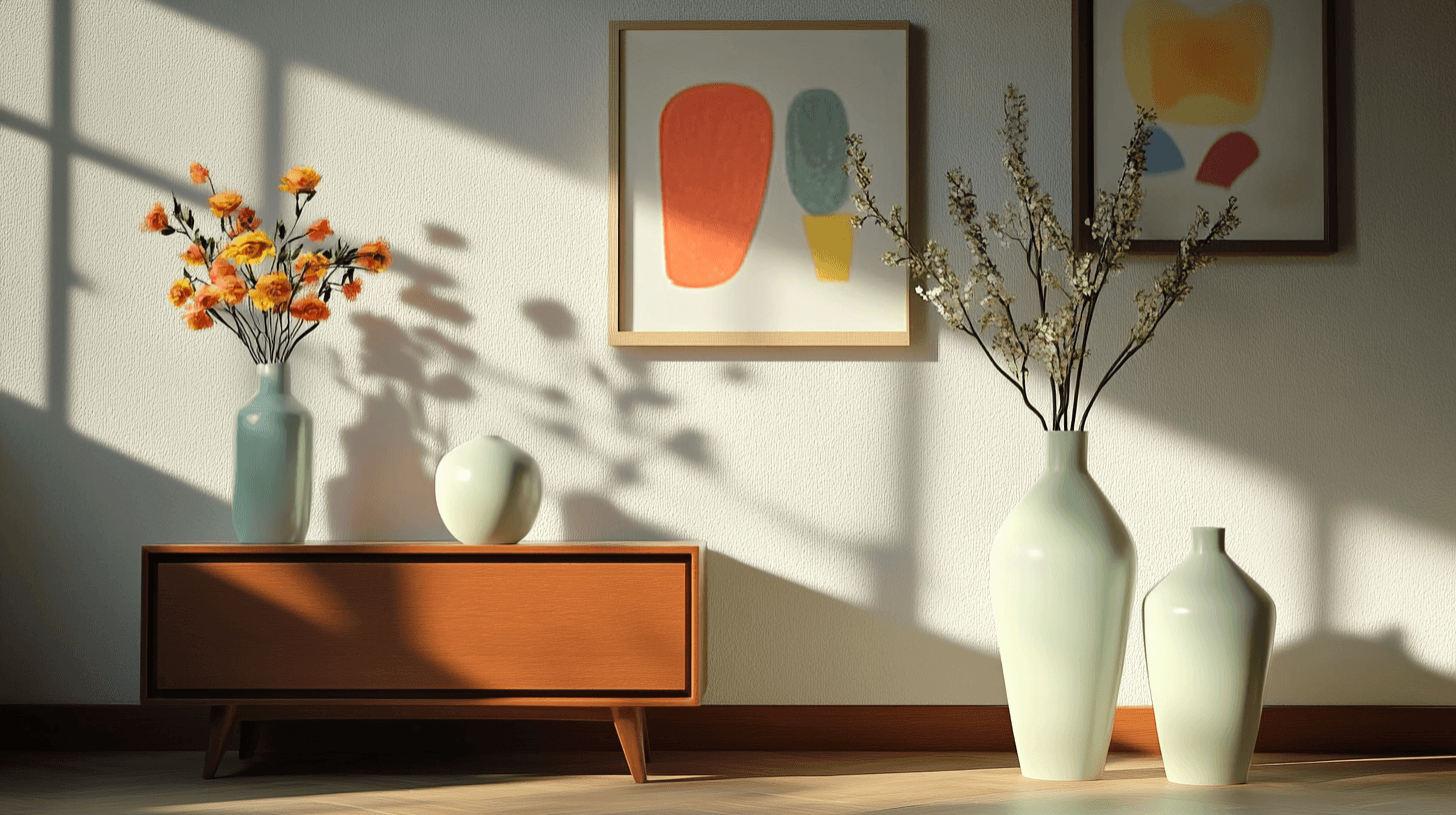 Consigli per la decorazione di un soggiorno in stile Mid-Century