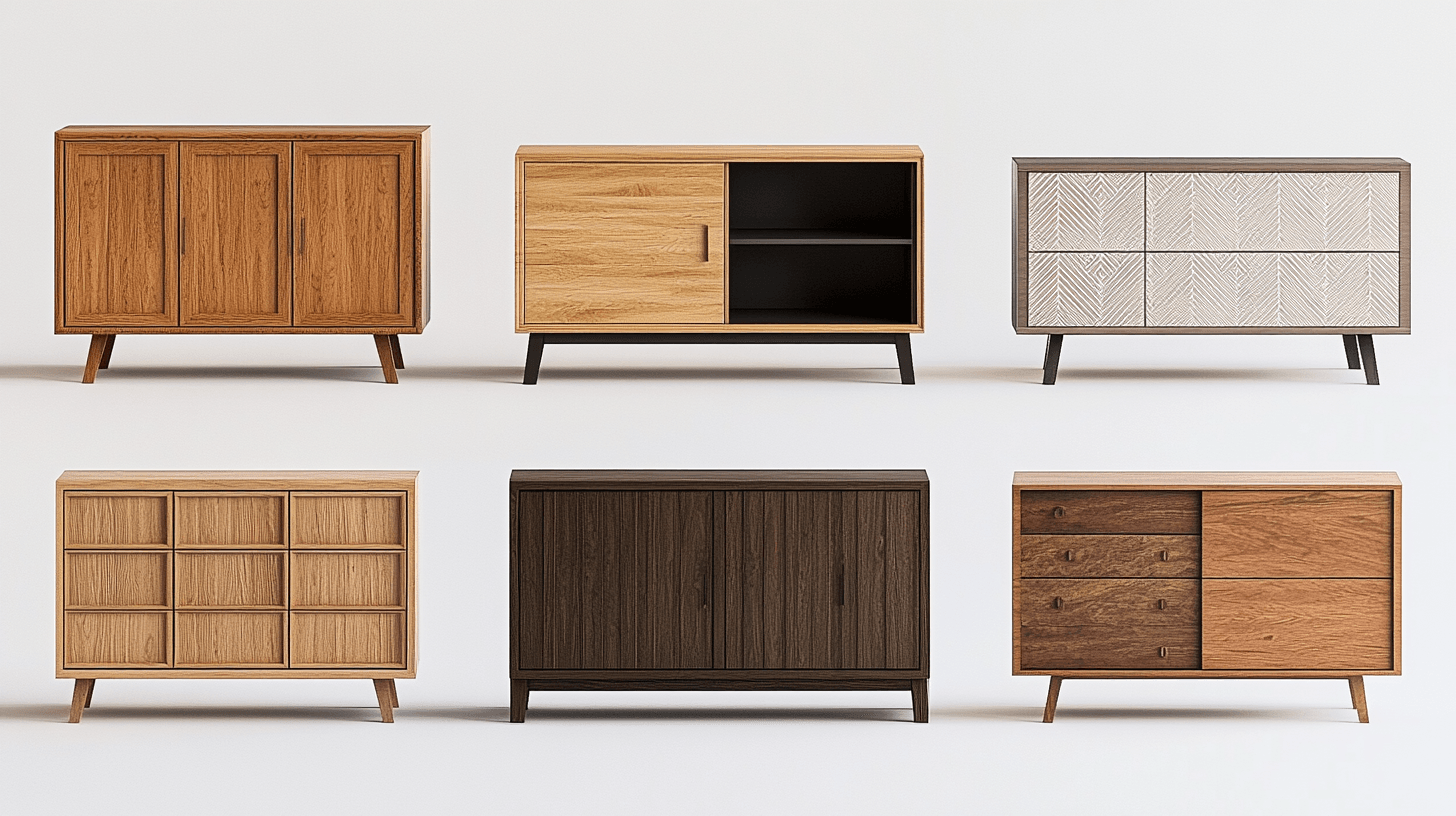 Varianti di design dei sideboard