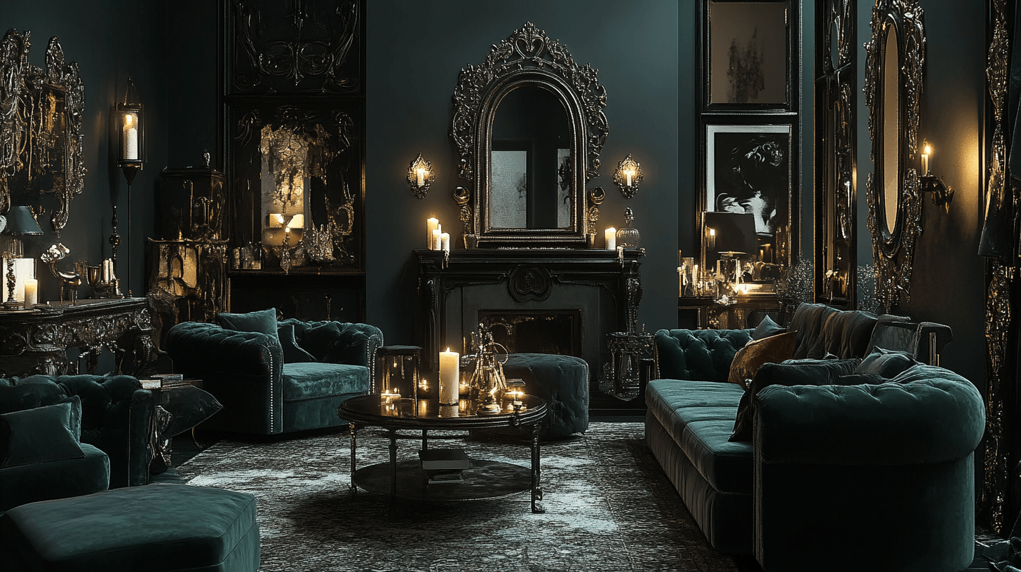 Gothic Chic: Accenti scuri e dettagli lussuosi