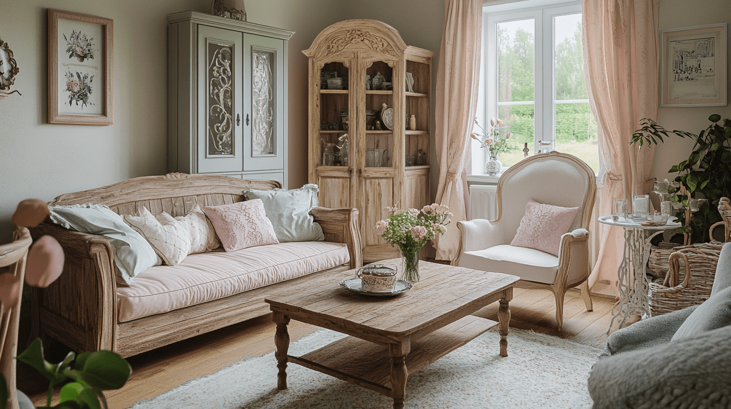 Stile country francese: Idee di arredamento romantiche