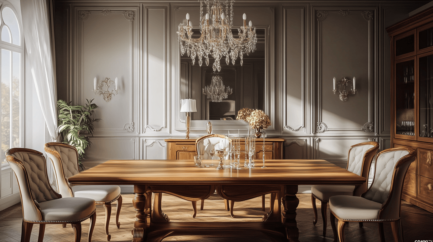 Sala da pranzo in stile classico: Eleganza senza tempo per ogni occasione