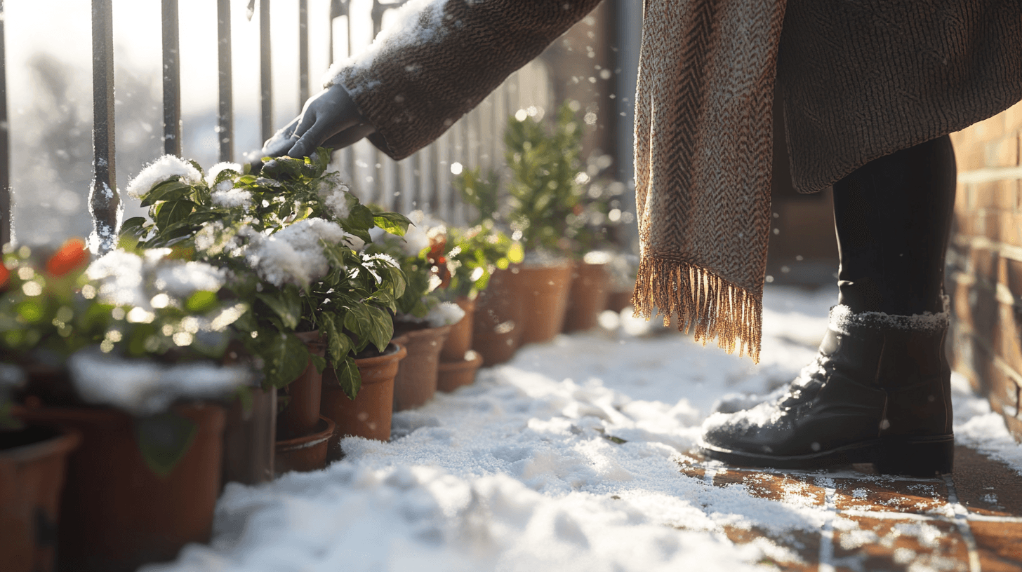 Cura e protezione delle piante da balcone in inverno