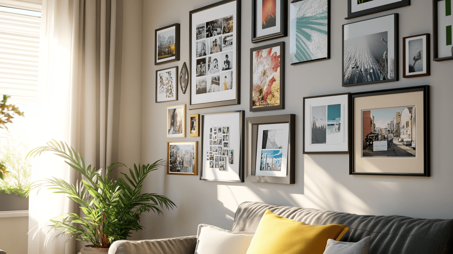 Creare pareti fotografiche: mettere in scena i ricordi con stile