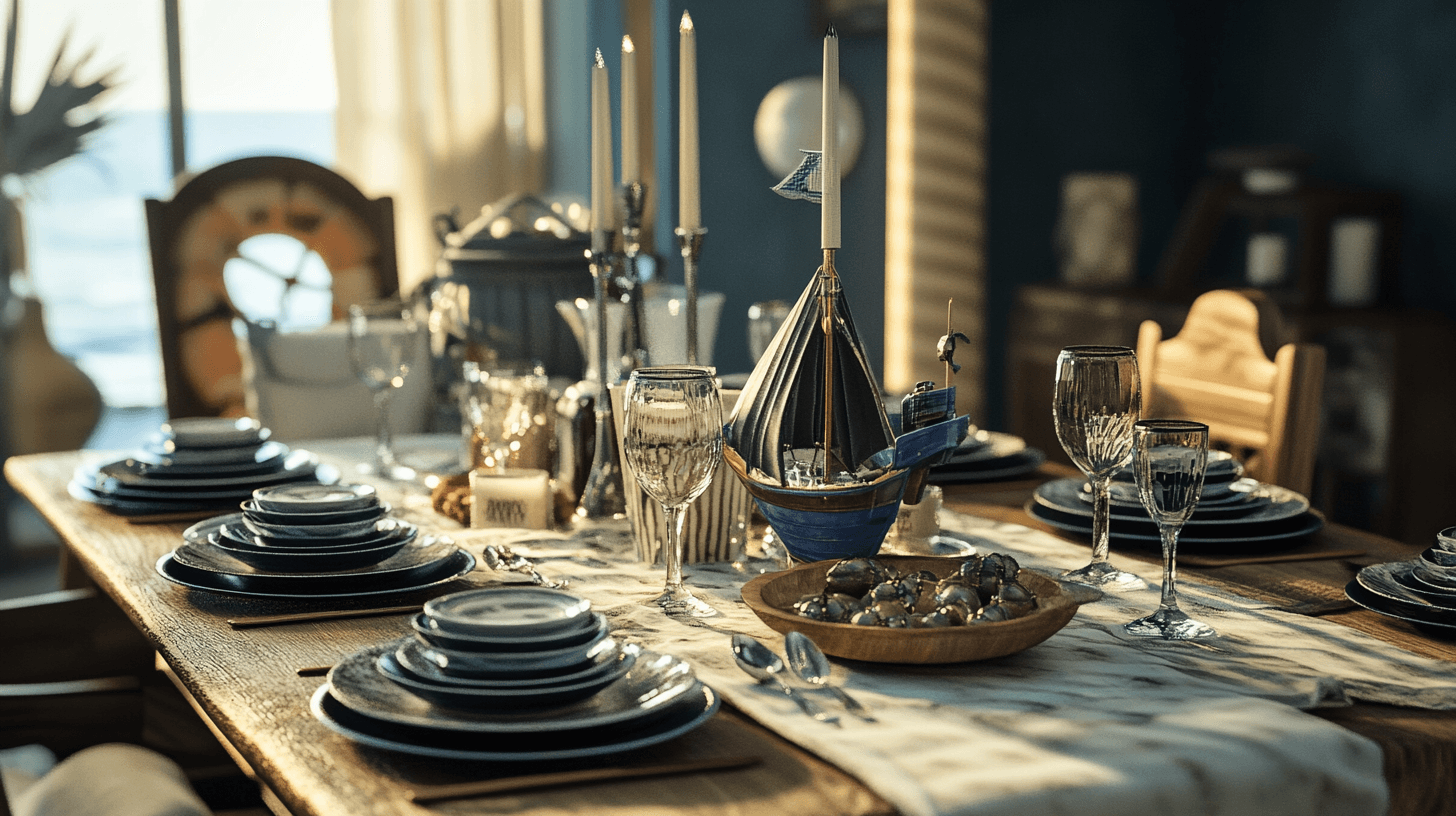 Decorazione della tavola a tema per occasioni speciali