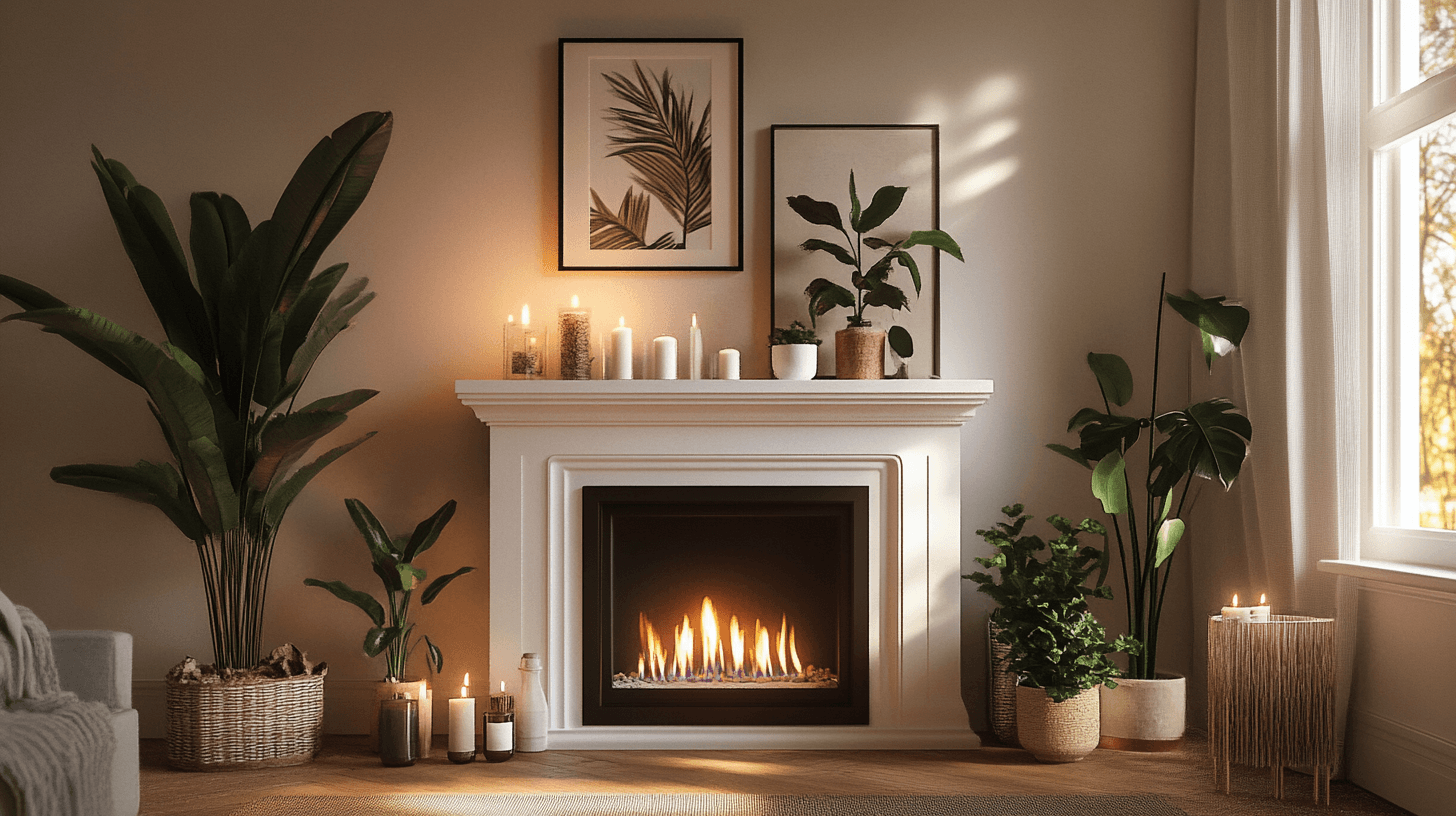 Idee di decorazione intorno al camino