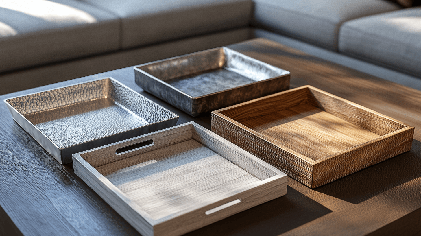 Materiali e design: Il vassoio giusto per il tuo stile