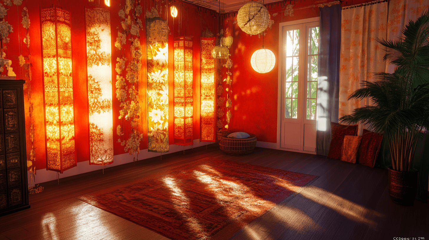 Decorazione e illuminazione per più luminosità