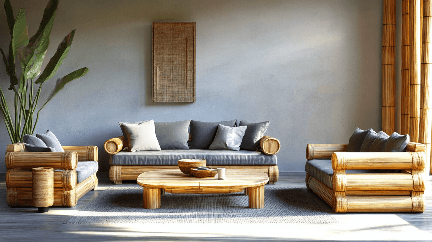 Bambù come materiale sostenibile: mobili e decorazione