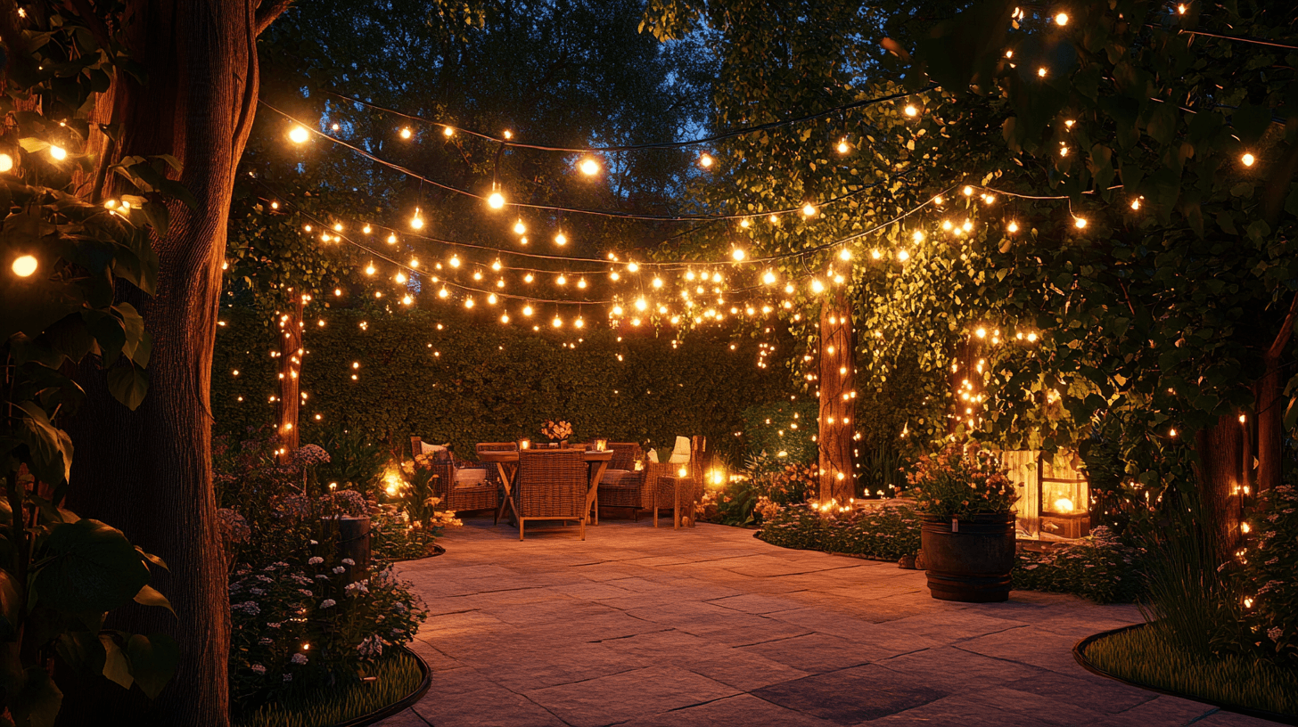 Catene luminose per il giardino: Illuminazione suggestiva per l'esterno