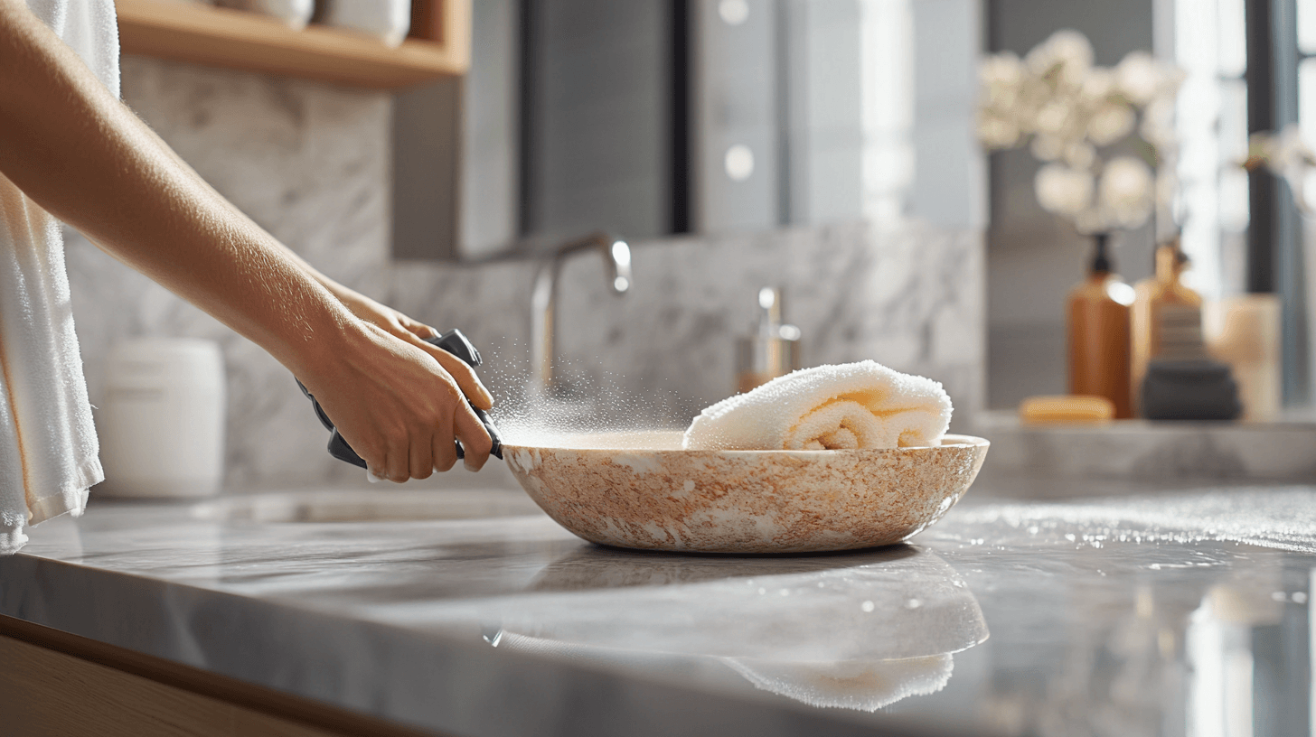 Cura e manutenzione della pietra naturale nel bagno